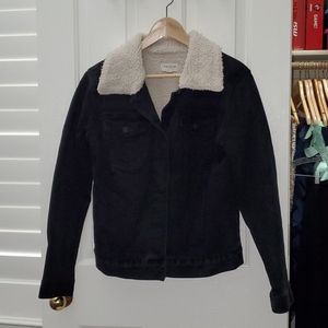 Sherpa-lined Denim Jacket